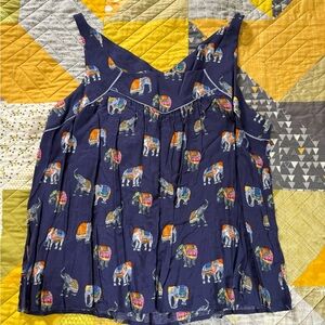 Maeve Multicolor Elephant Print Top